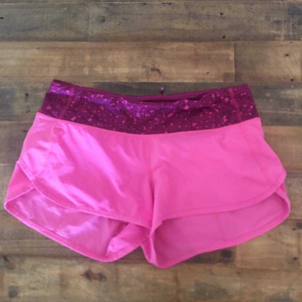 Lululemon speed shorts