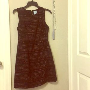 Cece black tweed dress