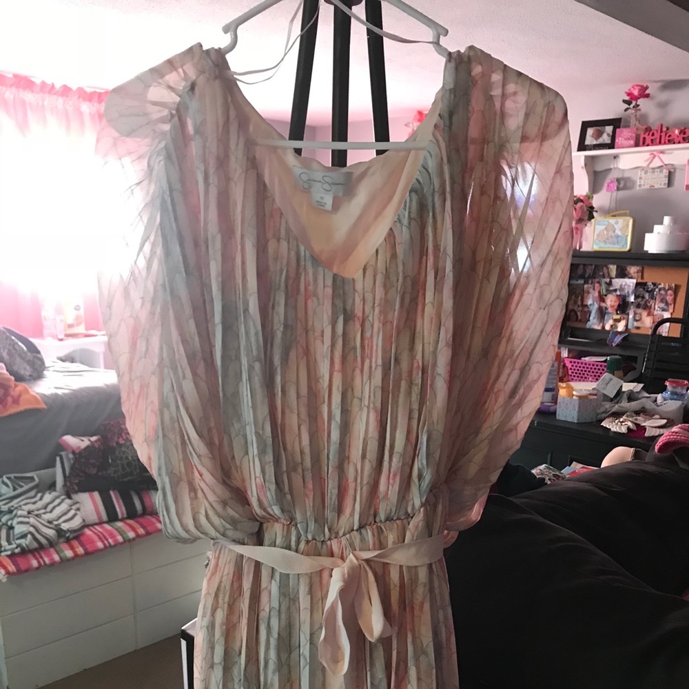 Floral knee length dress