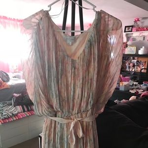 Floral knee length dress