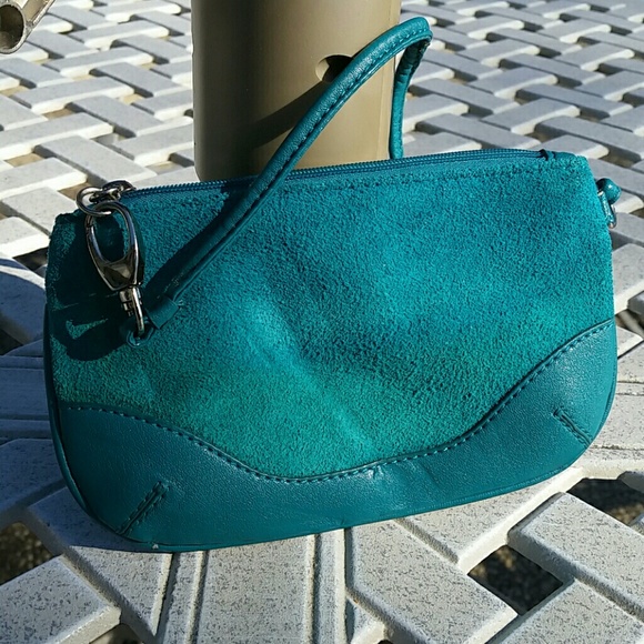 New York & Company Turquoise Clutch - Picture 6 of 8