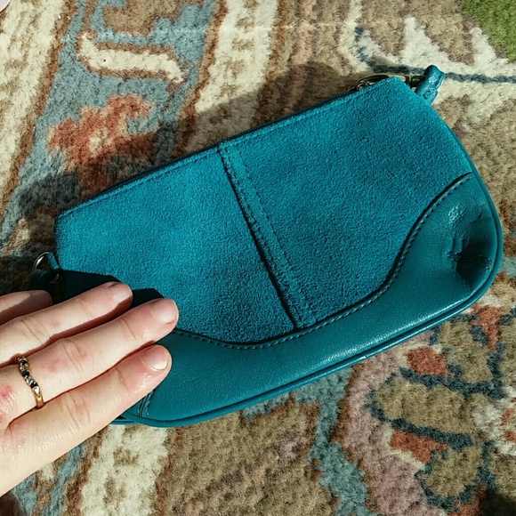 New York & Company Turquoise Clutch - Picture 8 of 8