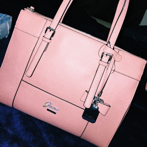 Peach Guess Purse - Picture 1 of 5