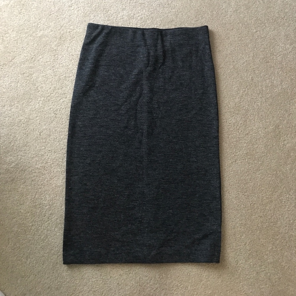 NWT Stretch Pencil Skirt Ann Taylor LOFT dark grey