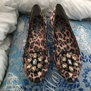 Cheetah Embellished Shoes