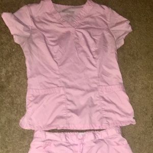 Light Pink Grey's Anatomy Scrub Set