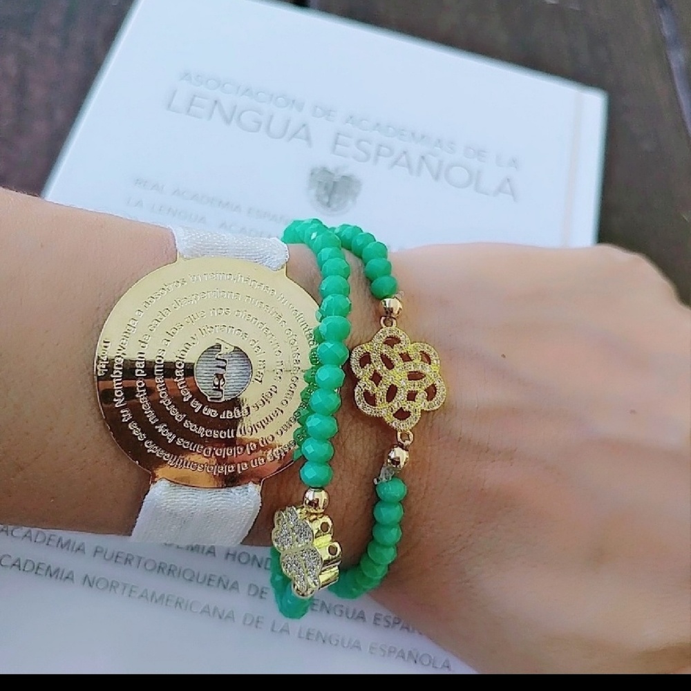 The Lord's prayer statement bracelet