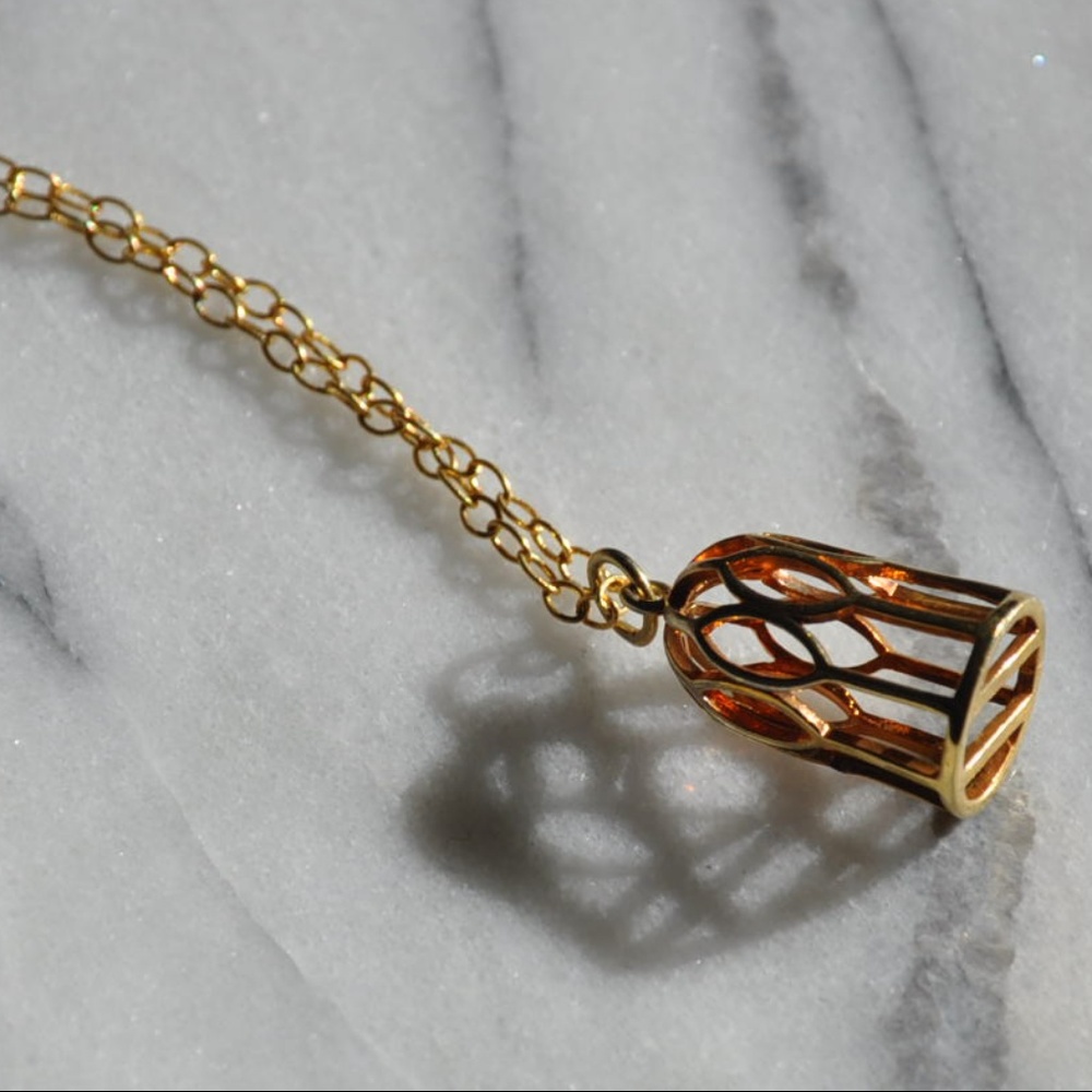 J. Crew Birdcage Pendant Necklace - Hard to Find!