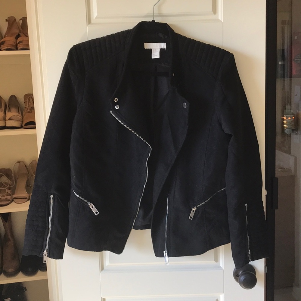 Suede H&M Moto Jacket