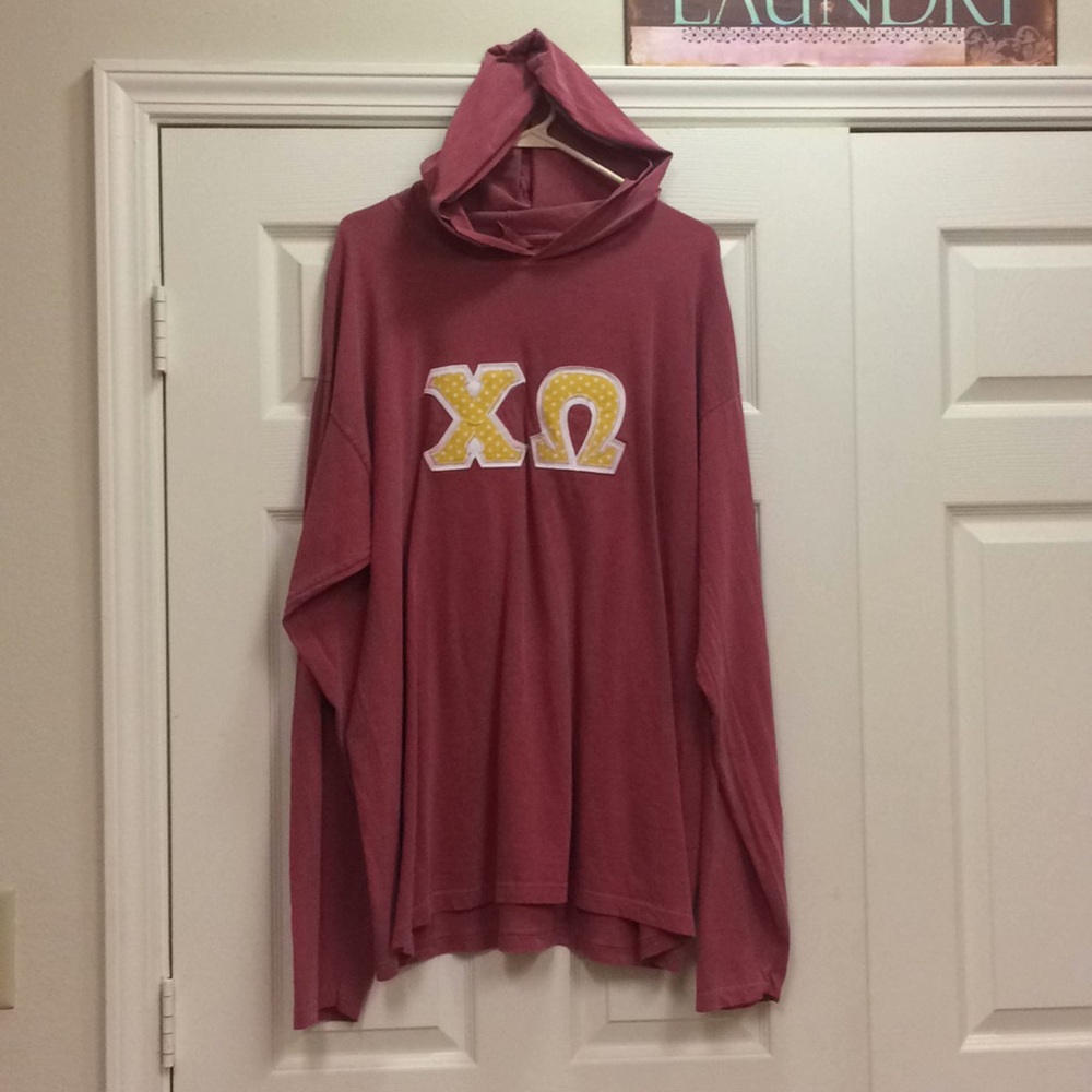 Chi Omega Comfort Colors shirt/hoodie