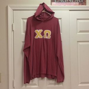 Chi Omega Comfort Colors shirt/hoodie