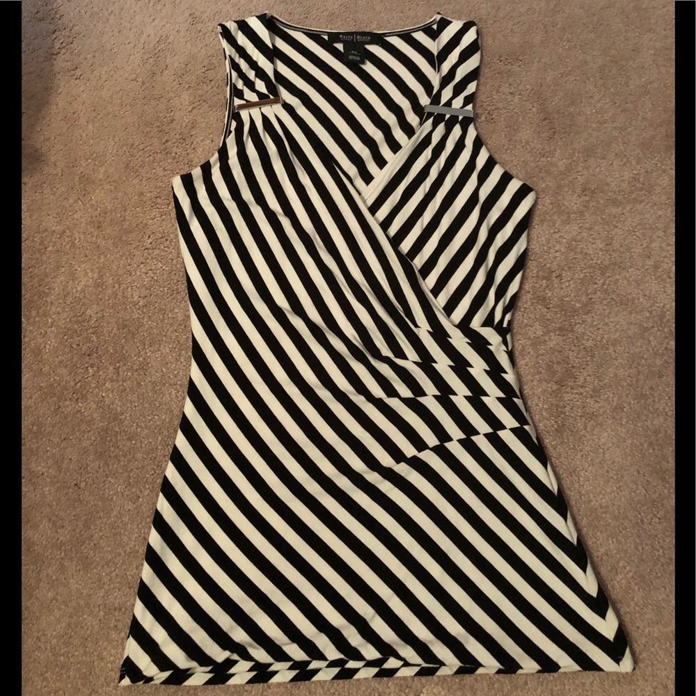 Ruched striped tank top