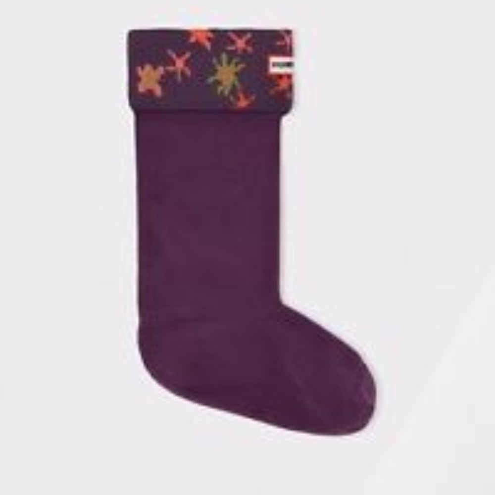 Hunter Original Tall Cuffed Boot Socks Large New - Picture 5 of 5