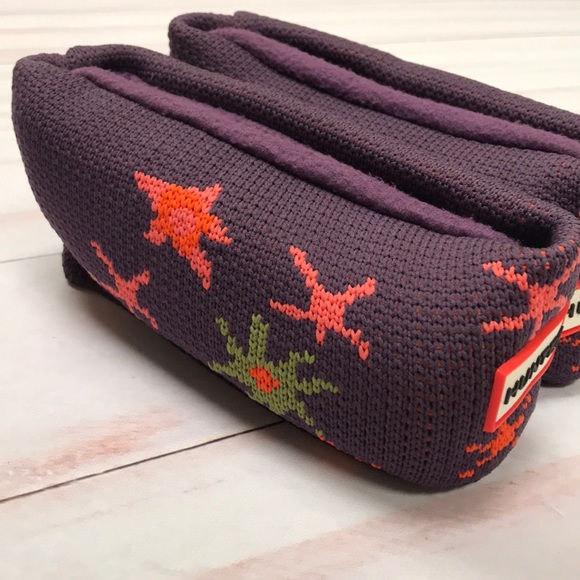 Hunter Original Tall Cuffed Boot Socks Large New - Picture 2 of 5