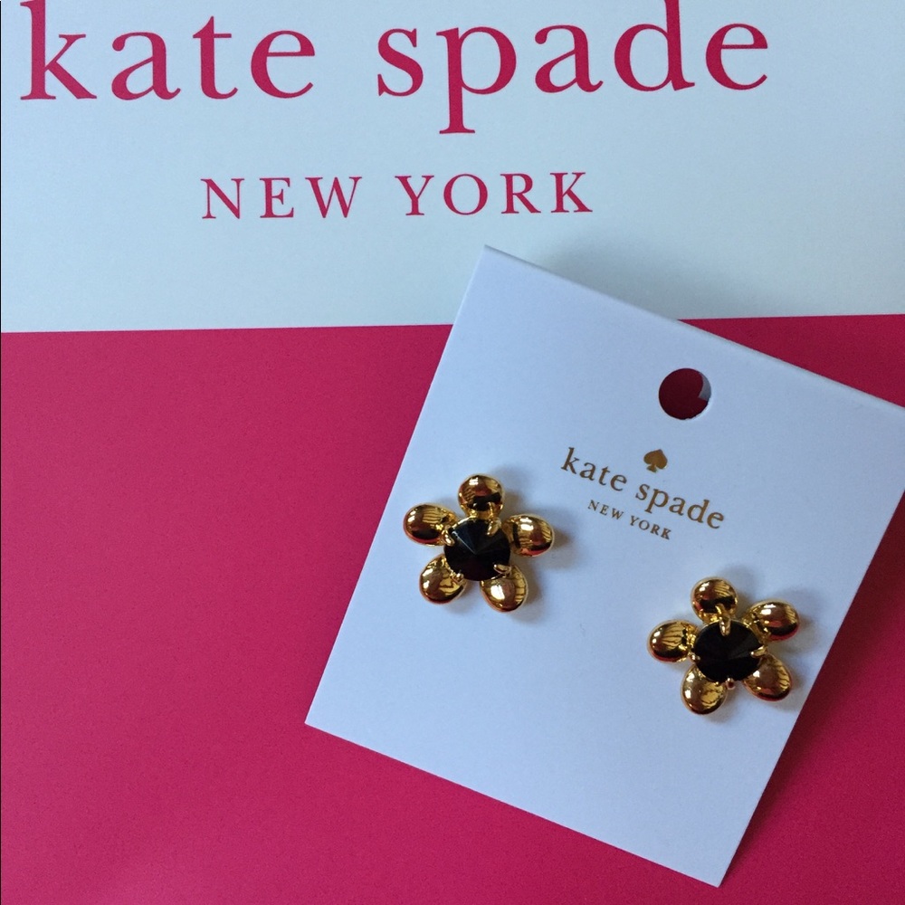 Kate Spade flower earrings - Picture 3 of 4