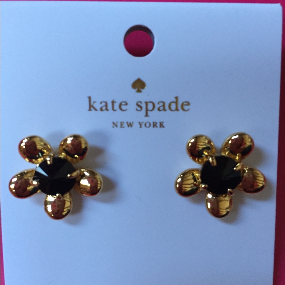 Kate Spade flower earrings - Picture 2 of 4