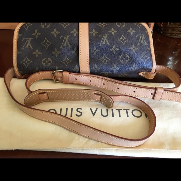 💕SOLD💕💯% AUTH Louis Vuitton Monogram Saumur 30 - Picture 4 of 4