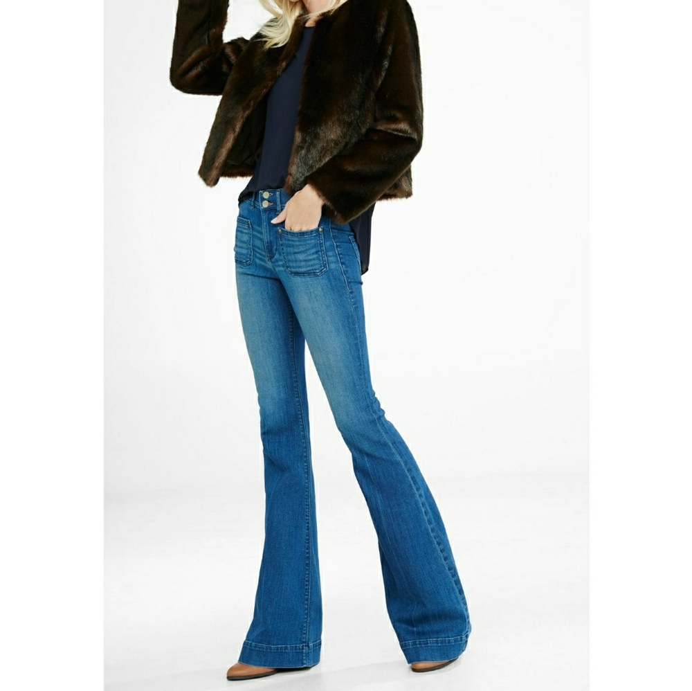 Express bell flare jeans