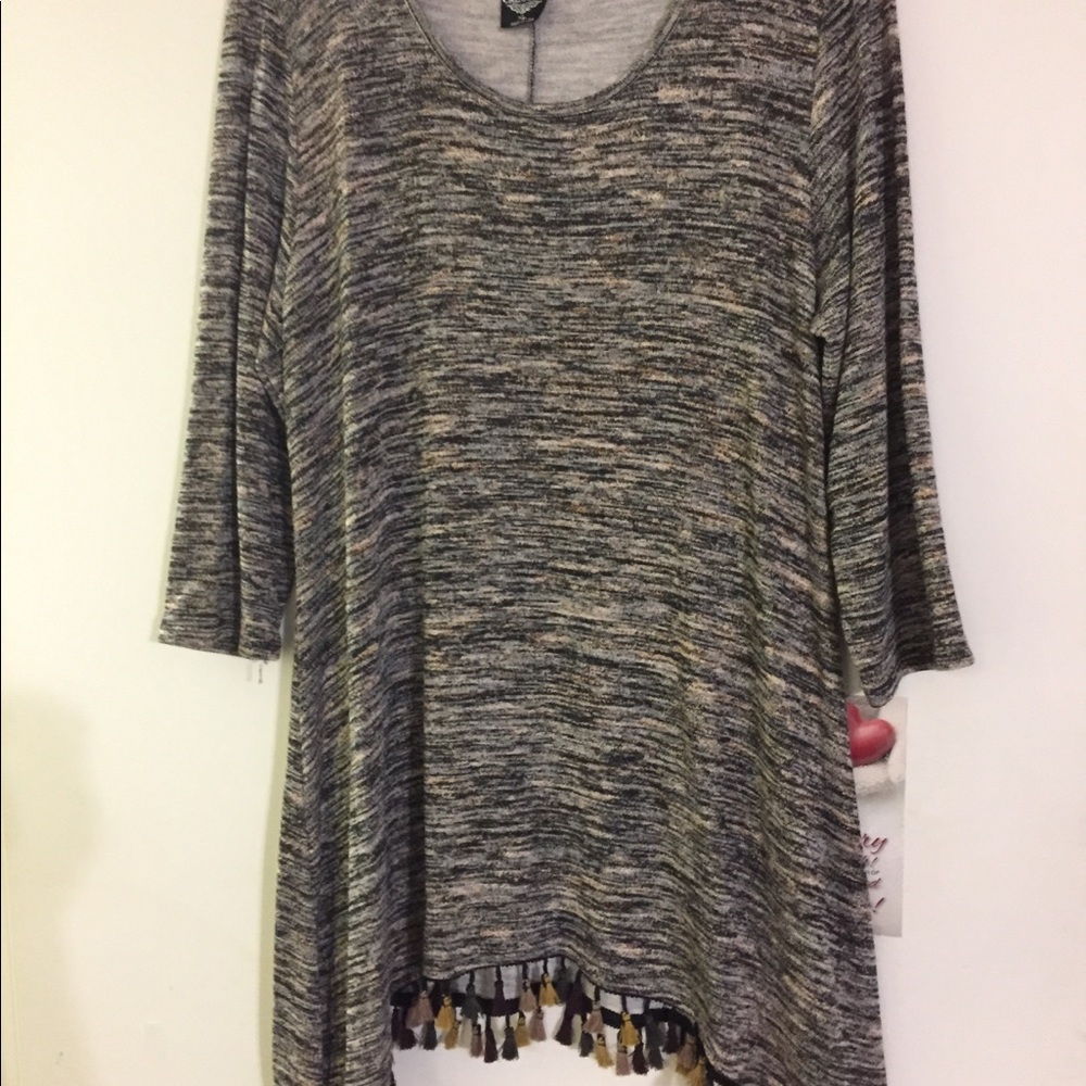 Asymmetric tunic.