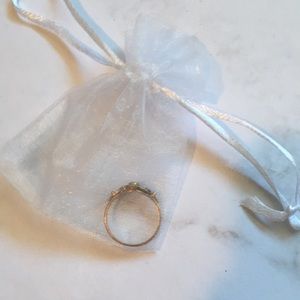 Jewelry - Delicate White Opal BoHo Ring with Leaves Jewelry - Delicate White Opal BoHo Ring with Leaves
