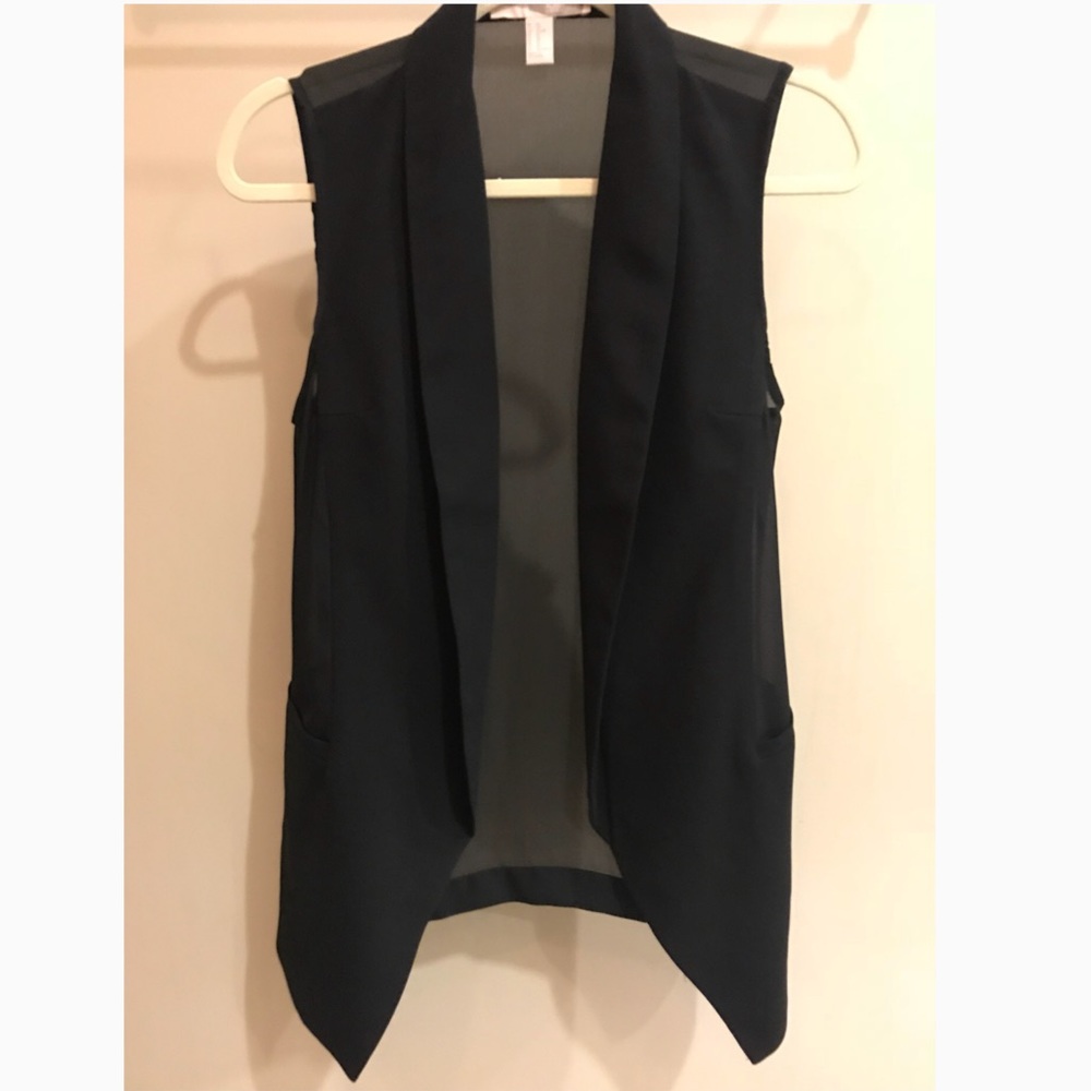 Black Dressy Vest