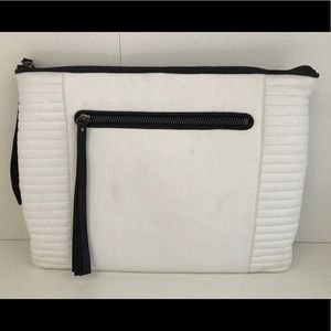Kenneth Cole Giant Clutch Laptop Tassel Bag