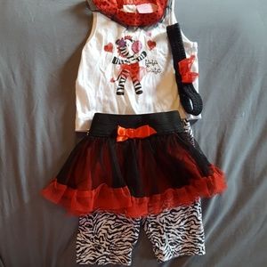 Zebra tutu outfit