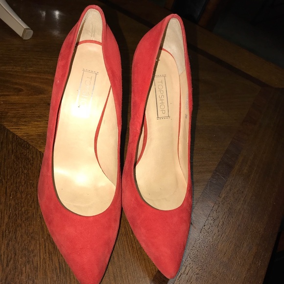 Top Shop Red Heels 👠 - Picture 1 of 2