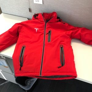 Tesla motors winter coat