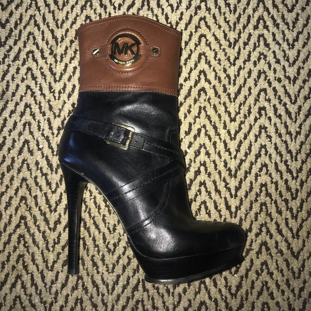 Michael Kors Stockard Two-Tone Bootie