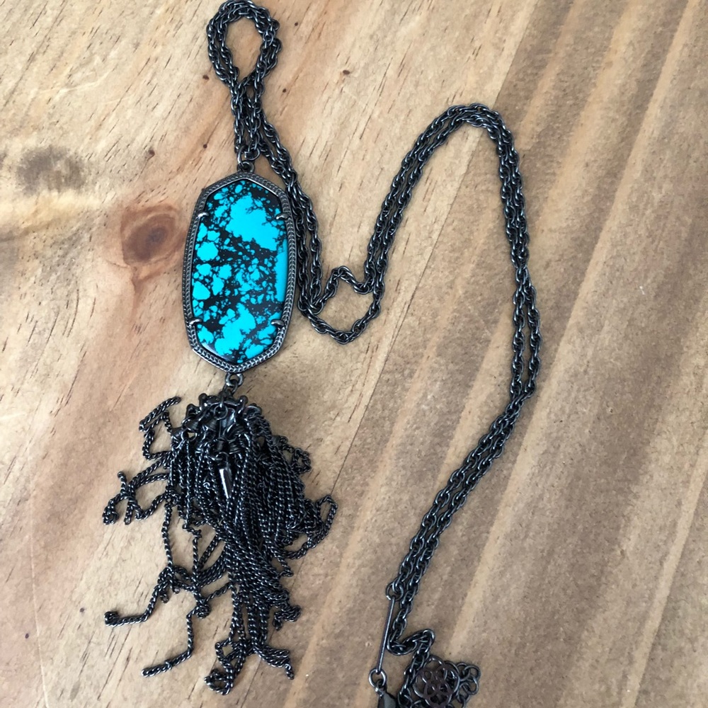 Kendra Scott Variegated Teal Rayne