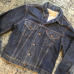 Levi’s Trucker Jacket Size 44 Dark Blue Denim 44
