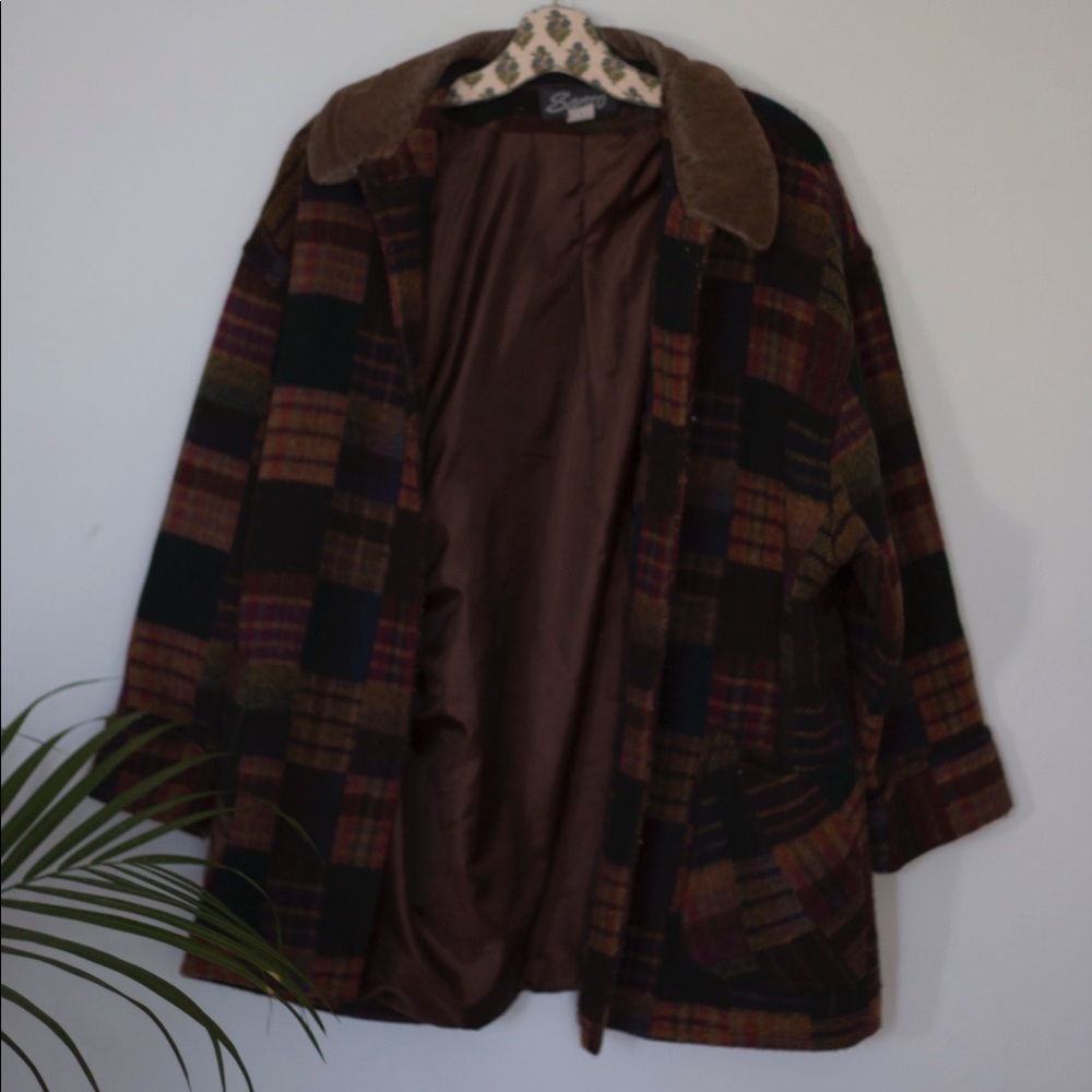 Vintage plaid jacket