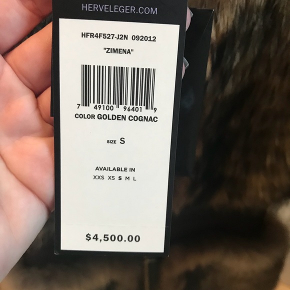 Brand new Herve Lerger fur vest - Picture 6 of 10