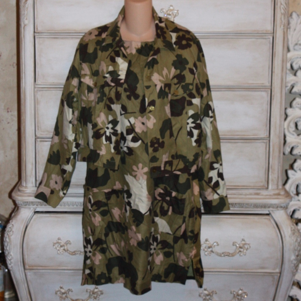 NWT 2pc 100% Silk Dress & Jacket sz.Small