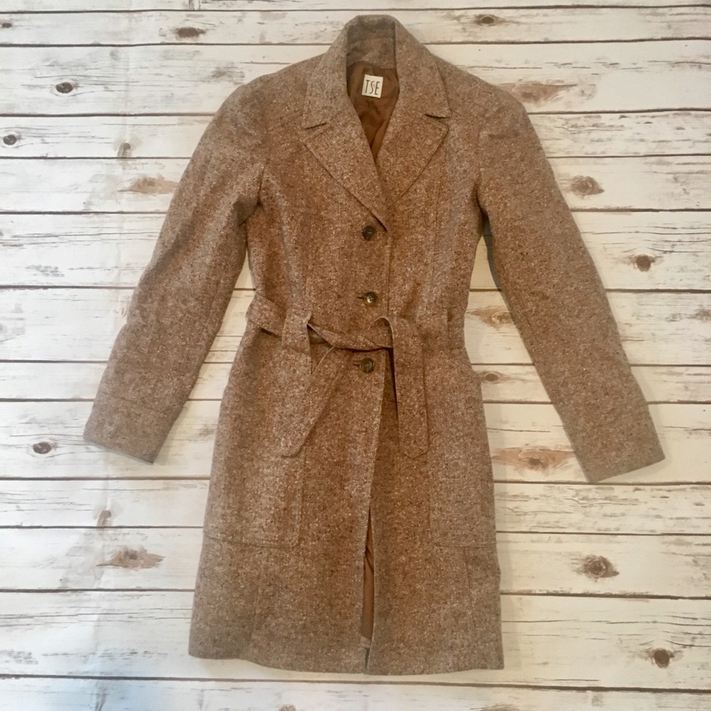 TSE Tweed Trench - Needs Lining Repair