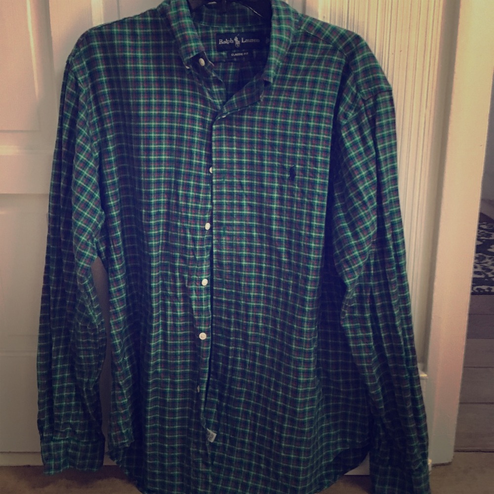 Long sleeve Ralph Lauren button up