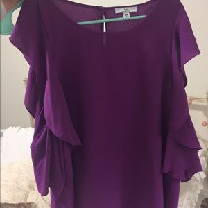 Halston Purple Top