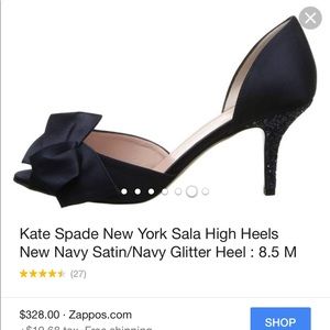Kate spade glamour bridal heels NEW