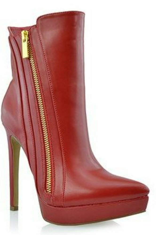 Red Shoe Republic L.A. Bootie Stiletto Boots