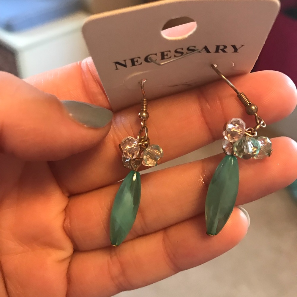 Necessary Clothing beaded drop earrings - Picture 3 of 3