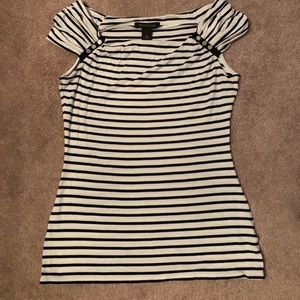 Sleeveless striped Tee