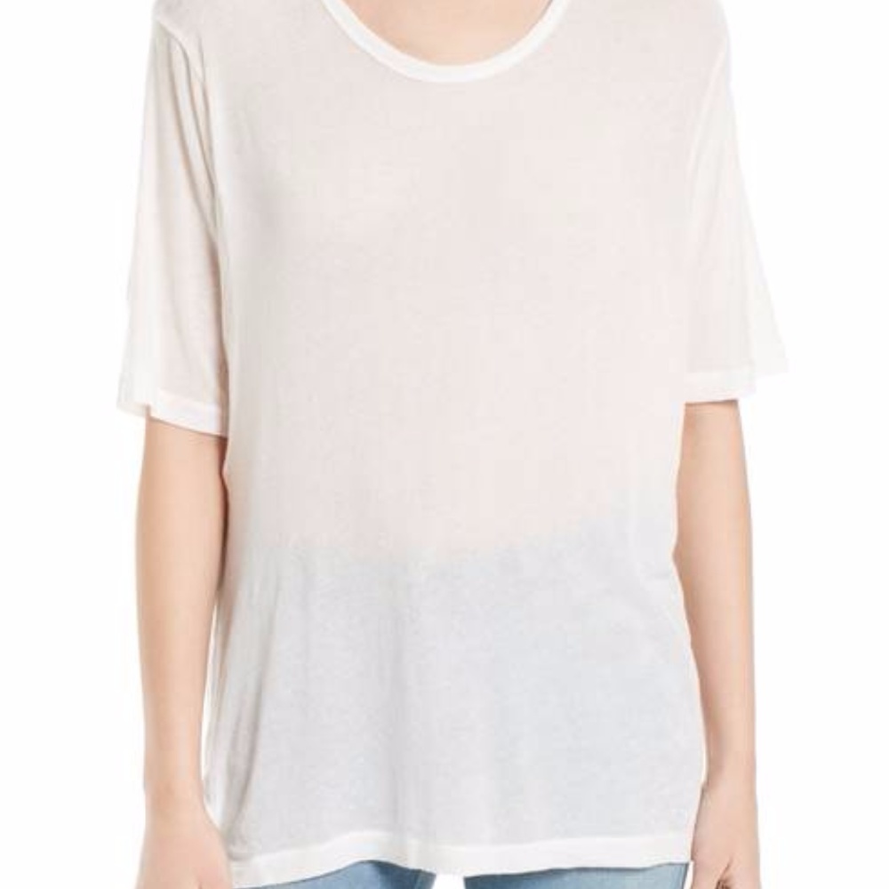 IRO DWAY Sheer Studded Tee SO SOFT AWESOME