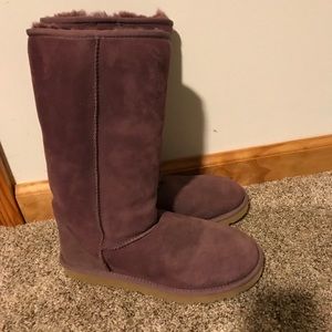 Ugg Australia Classic Tall Purple Boots Size 8