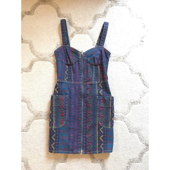 Marc Jacobs Patterned Denim Dress - Picture 1 of 4