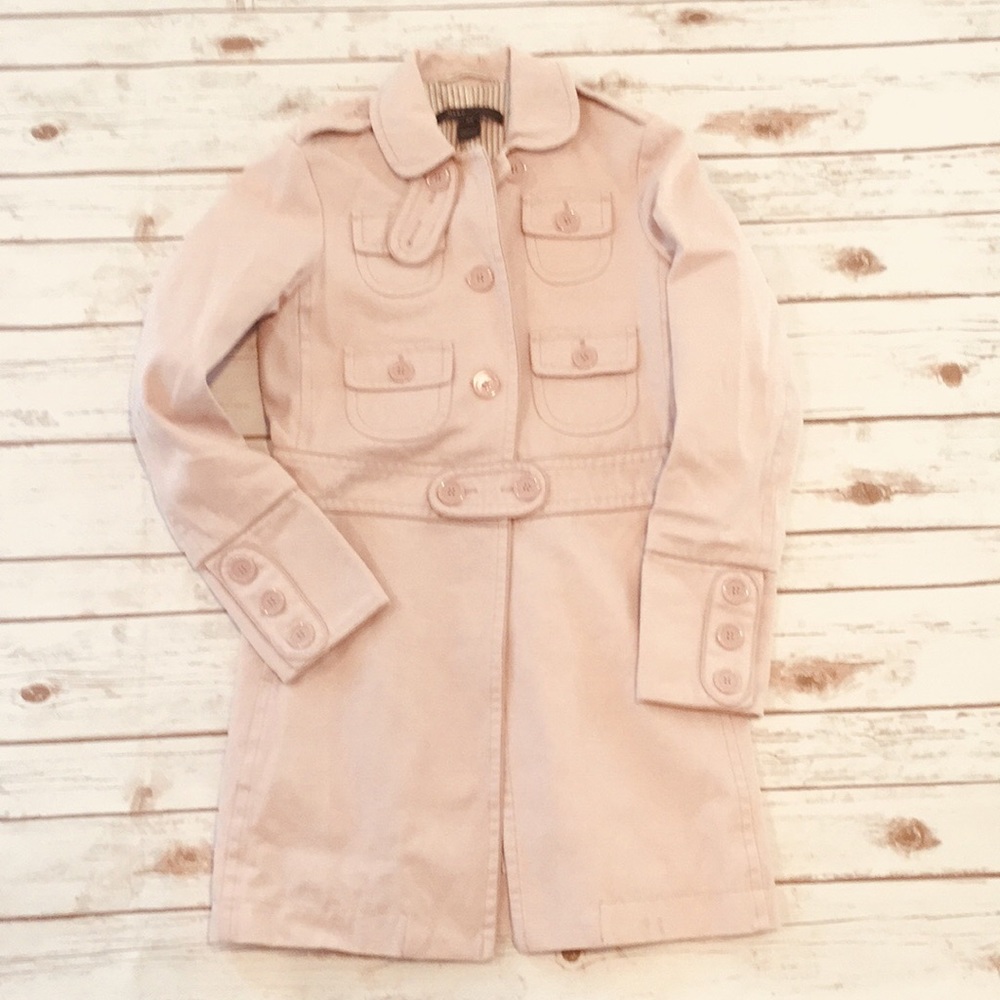 HP 1/12 🎉 Marc Jacobs Blush Denim Trench | XS