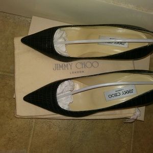 Jimmy choo lizard print pump