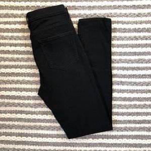 J. Crew Lookout High Rise Skinny Jean in Black