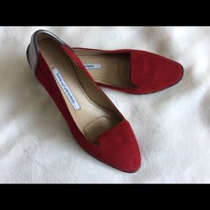 DVF Suede Loafers Size 6
