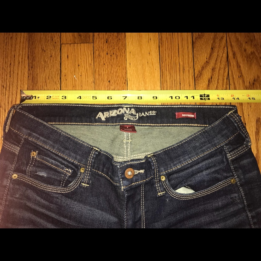 Arizona high waisted skinny jeans size 5 junior back to school pants blue - Picture 5 of 8